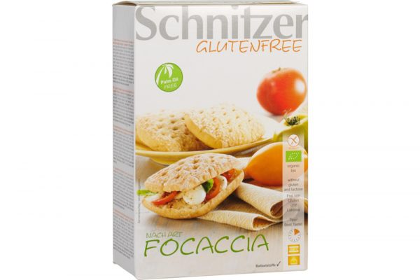 Schnitzer glutenvrije focaccia broodjes