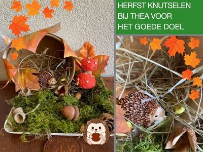 Herfstknutselen voor Goede doel